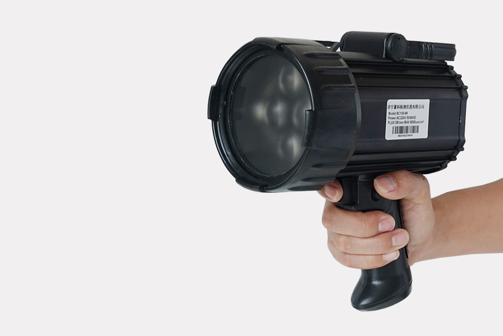 SC100黑光燈紫外線(xiàn)探傷燈 手持式磁粉檢測(cè) 滲透探傷熒光燈